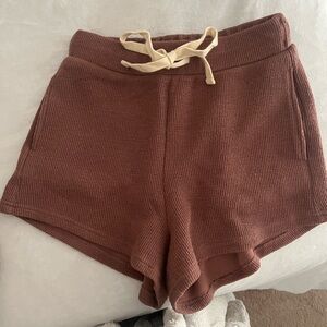 Women's Ribbed Knit Shorts